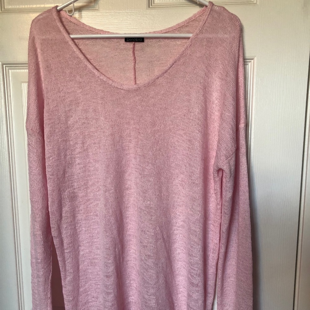 Pink sweater